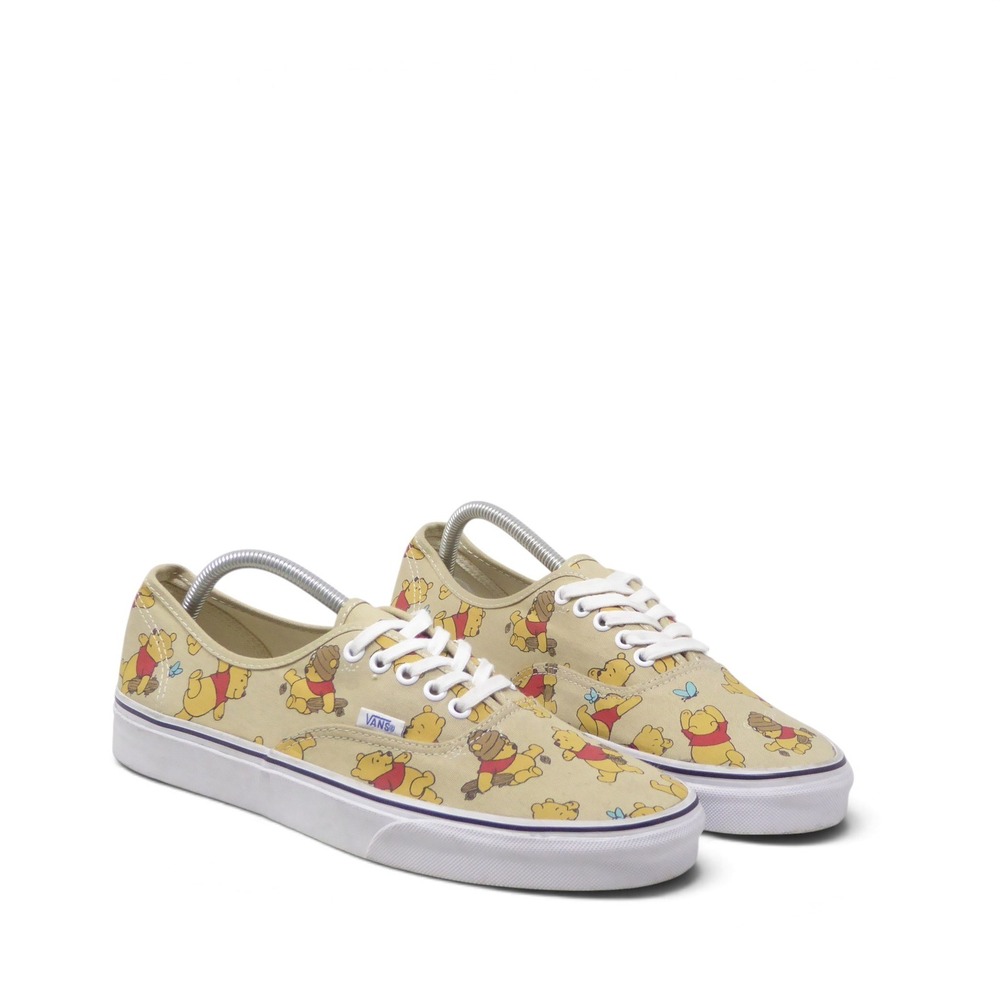 Vans Mens Authentic Disney Winnie The Pooh Tan Skateboard Shoes 10.5